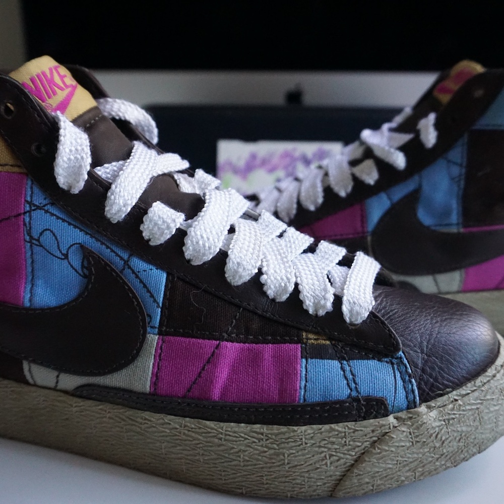 NIKE | NIKE WOMEN'S BLAZER MID PREMIUM 'COLOR BLOCK PATCHWORK'